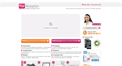 Desktop Screenshot of faxreception.fr
