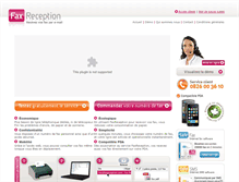 Tablet Screenshot of faxreception.fr